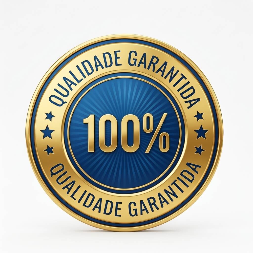 Qualidade garantida 100%